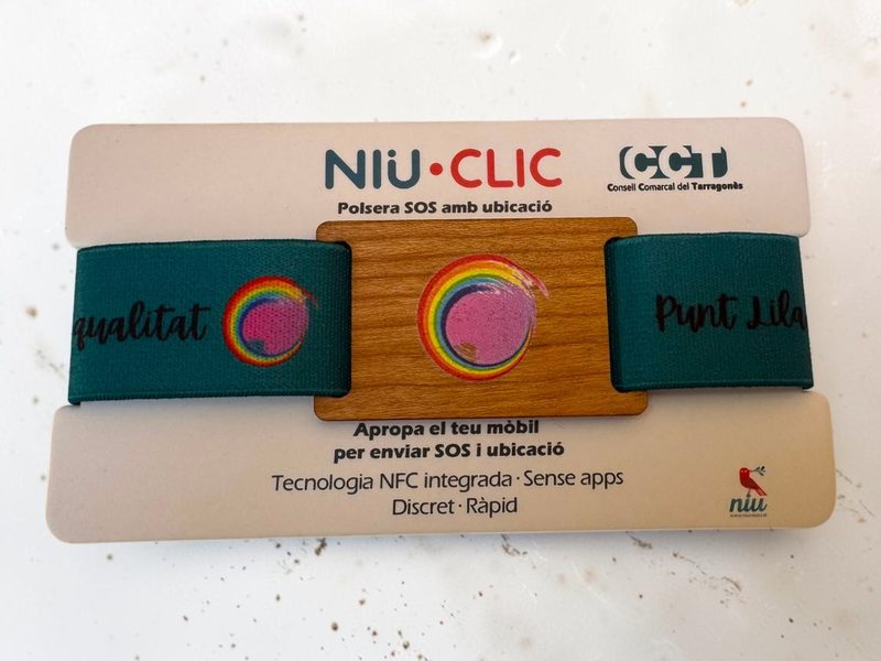 NIU·CLIC Polsera amb fusta — Consell Comarcal del Tarragonès